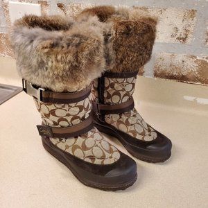 COACH "Mariette" snow winter boots sz 7.5